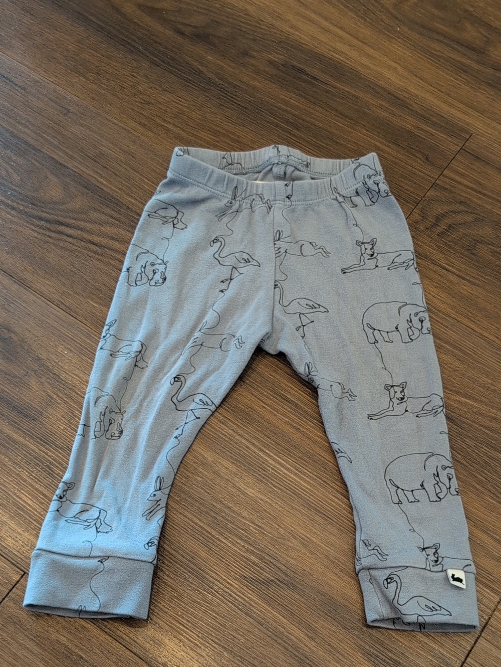 Little & Lively Line Animals Leggings